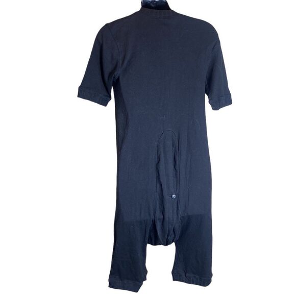 Warner bros animaniacs m/l black pajama romper onesie w butt flap - Picture 5 of 7